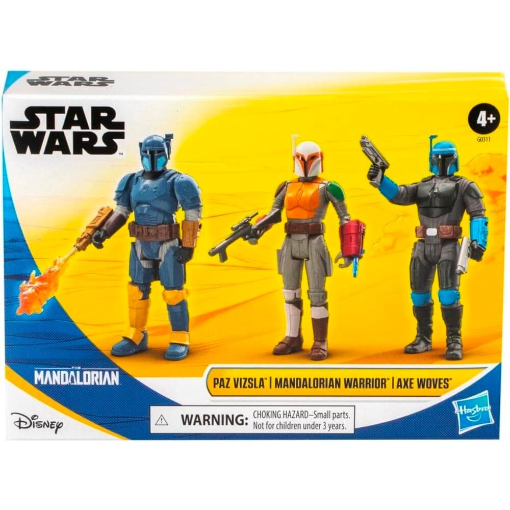 STAR WARS Epic Hero Series Clans Pack, Paz Vizsla, Mandalorian Warrior, Axe Wove